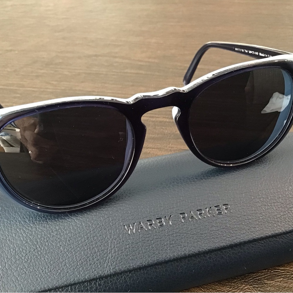 WARBY PARKER Mateo Two-tone Sunglasses. Barely used! - Picture 4 of 14
